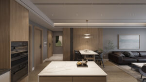 Bàn ăn hình chữ nhật cho nhà mới