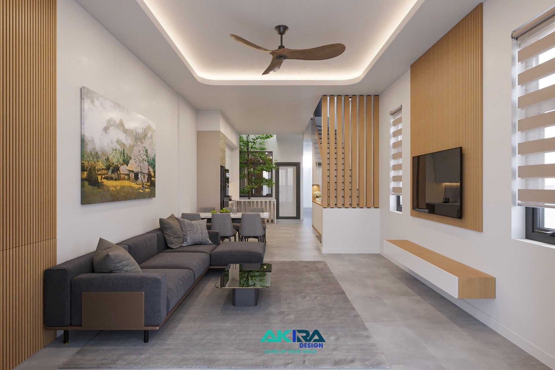 Thiết Kế Nội Thất Nhà Phố 100m2 Nam Định